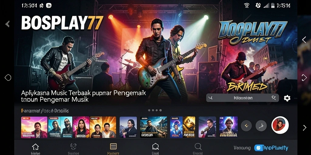 Tangkapan layar utama BOSPLAY77 menampilkan antarmuka gameplay yang menarik.
