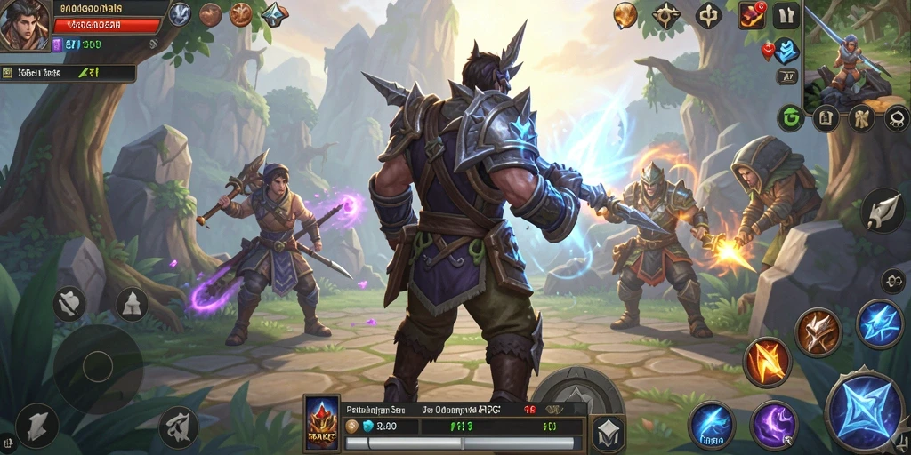 Tampilan gameplay seru dan mendebarkan di KAGANDAN.