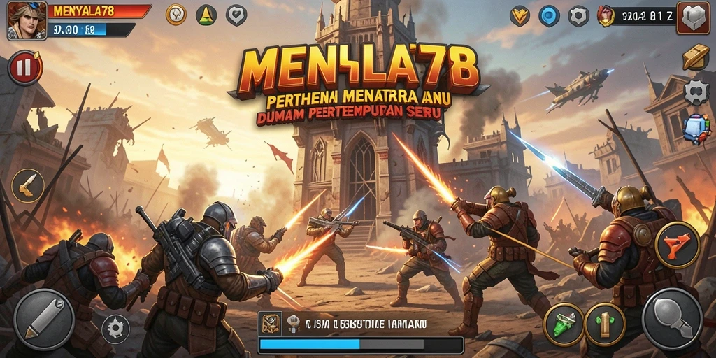 Tampilan strategis dalam pertempuran Tower Defense MENYALA78.