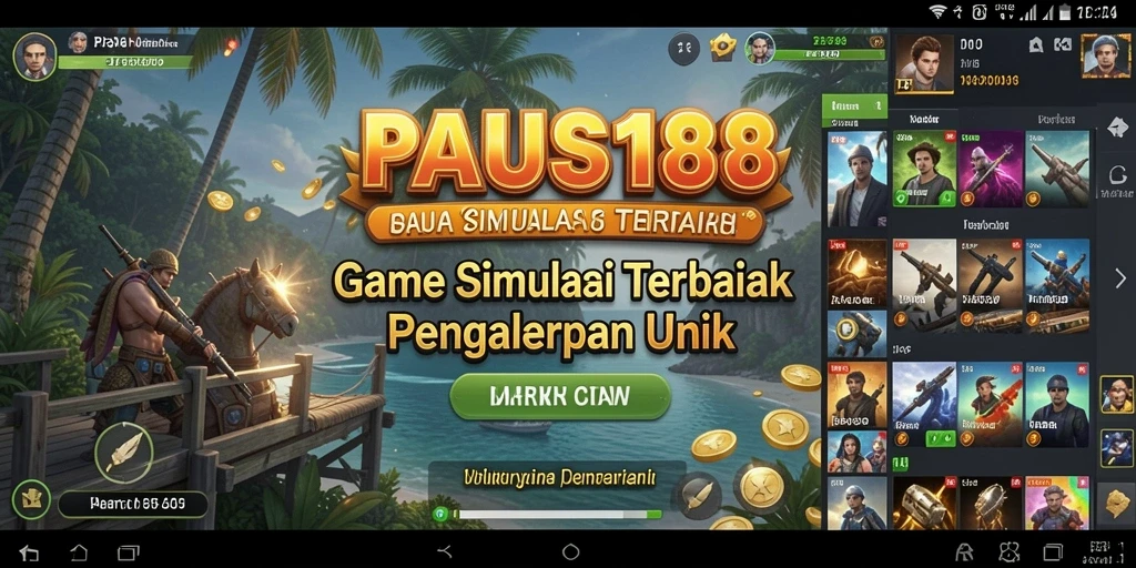 Gameplay menarik dari PAUS188 dalam simulasi interaktif.