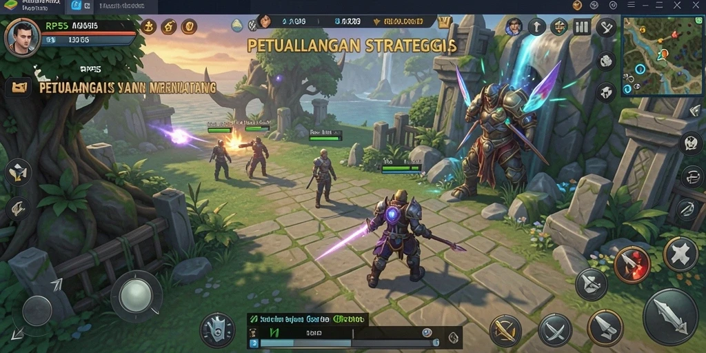 Tampilan gameplay menarik RP55 yang seru dan strategis.